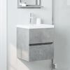 vidaXL Armario de lavabo madera ingenier&iacute;a gris hormig&oacute;n 41x38,5x45 cm