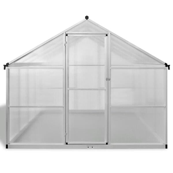 vidaXL Invernadero de aluminio 481x250x195 cm 23,44 m&sup3;