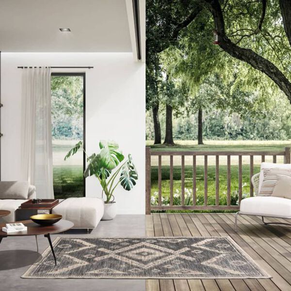 Dutch Lifestyle Alfombra Dublin gris antracita 230x160 cm