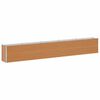 vidaXL Arriate elevado Marr&oacute;n Claro 485 x 50 x 68 cm Acero Galvanizado