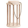 vidaXL Comedero de heno para conejos madera maciza abeto &Oslash;15x25,5 cm
