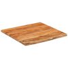 vidaXL Estante pared cuadrado madera de acacia borde vivo 40x40x2,5 cm