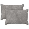 vidaXL Funda de almohada 2 pcs HOUTEN Gris Claro 30 x 50 cm
