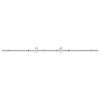 vidaXL Kit de herrajes para puerta corredera 200 cm acero plateado