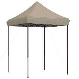 vidaXL Carpa de Fiesta Taup&eacute; 200 x 200 x 306 cm Tela Oxford