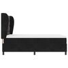 vidaXL Cama tipo Box Spring con colch&oacute;n Negro 200 x 160 cm Poli&eacute;ster
