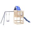 vidaXL Parque infantil de exterior de madera maciza de pino
