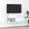 vidaXL Mueble de TV blanco 100x31x25,5 cm madera de ingenier&iacute;a