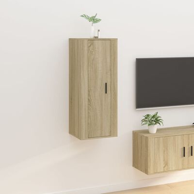 vidaXL Mueble para TV de pared roble Sonoma 40x34,5x100 cm