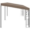 vidaXL Cenador con montaje en la pared gris taupe 6x3x2,5 m
