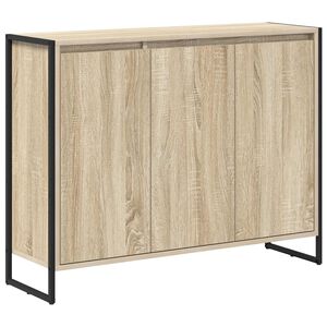 vidaXL Armario auxiliar Sonoma 96,5 x 30 x 75 cm Madera contrachapada