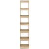 vidaXL Estantería/divisor espacios color roble Sonoma 40x30x198 cm