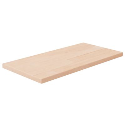 vidaXL Tabla de estantería madera maciza roble sin tratar 40x20x1,5 cm