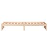 vidaXL Estructura cama individual sin colchón madera maciza 75x190 cm