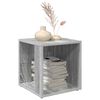 vidaXL Mesa auxiliar madera contrachapada gris Sonoma 33x33x34,5 cm