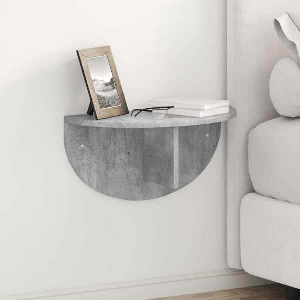vidaXL Estante de pared Gris Concreto 48 x 24 x 24 cm