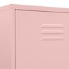 vidaXL Armario de acero rosa 90x50x180 cm