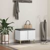 vidaXL Banco de entrada 60 x 38 x 46 cm Madera Ingenierizada y Tela