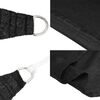 vidaXL Toldo de vela negro HDPE 160 g/m&sup2; 4x5x5 m
