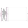 vidaXL Toldo lateral retr&aacute;ctil para patio negro 200x300 cm