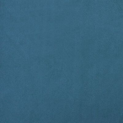 vidaXL Sofá para niños de terciopelo azul 70x45x33 cm
