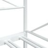 vidaXL Div&aacute;n con nido sin colch&oacute;n blanco 75x190 cm acero