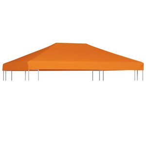 vidaXL Toldo de cenador 310 g/m&sup2; 4x3 m naranja