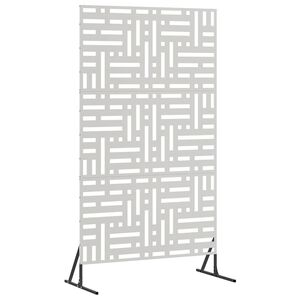 vidaXL Pantalla de Privacidad 100 x 50 x 180 cm Acero inoxidable