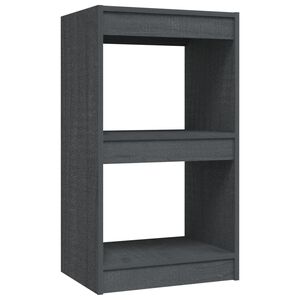 vidaXL Estanter&iacute;a madera maciza de pino gris 40x30x71,5 cm