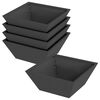 vidaXL Macetero de Jard&iacute;n 5 uds. Negro 40 x 40 x 15 cm