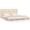 vidaXL Estructura de cama sin colch&oacute;n madera maciza de pino 160x200 cm