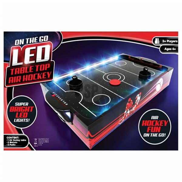 Tender Toys Mesa de hockey de aire con luces LED 48,5x30x8,5 cm