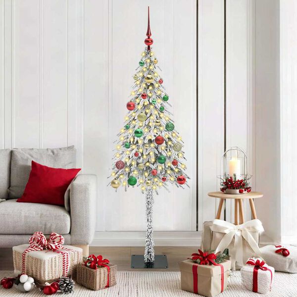vidaXL Árbol de Navidad con 150 LED con soporte 150 cm PE y Acero
