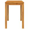 vidaXL Mesa de comedor de jard&iacute;n madera maciza de acacia 110x55x75 cm