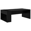 vidaXL Mesa de Caf&eacute; Roble Negro 95 x 50 x 34 cm Madera de ingenier&iacute;a