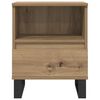 vidaXL Mesitas de noche 2 uds madera roble artisian 40x35x50 cm