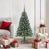 vidaXL &Aacute;rbol de Navidad artificial Verde 120 cm PVC y Acero y Pl&aacute;stico