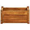 vidaXL Arriate de madera de acacia 50x25x25 cm