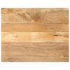 vidaXL Tablero de mesa rectangular madera maciza mango 100x80x3,8 cm