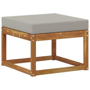 vidaXL Reposapi&eacute;s de exterior Madera de Acacia S&oacute;lida Natural