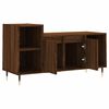 vidaXL Mueble para TV madera contrachapada marr&oacute;n roble 100x35x55 cm