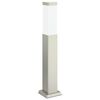 vidaXL Baliza de luz de 50 cm de acero inoxidable IP44