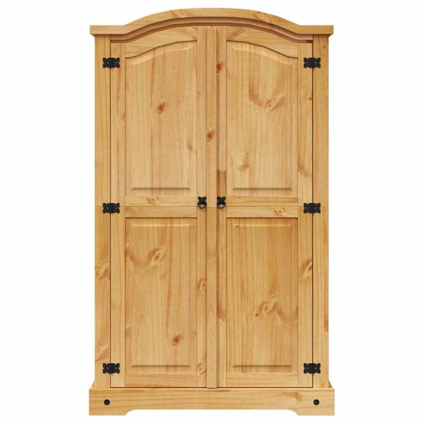vidaXL Armario madera de pino Mexicano estilo Corona 2 Puertas