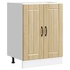 vidaXL Mueble bajo fregadero Lucca madera contrachapada roble sonoma