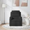 vidaXL Sill&oacute;n de masaje reclinable de terciopelo negro