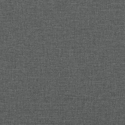 vidaXL Banco de tela gris oscuro 100x64x80 cm