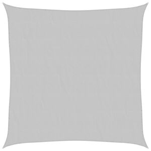 vidaXL Toldo de vela poli&eacute;ster oxford 100% gris claro 2,5x2,5 m