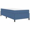 vidaXL Estructura de cama con colch&oacute;n Azul 90 x 190 cm tela