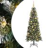 vidaXL &Aacute;rbol de Navidad artificial Verde 180 cm PVC, pl&aacute;stico y acero