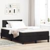vidaXL Cama tipo Box Spring con colch&oacute;n Negro 120 x 190 cm Terciopelo